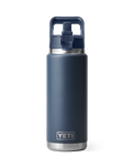 Rambler 26oz Bottle with Straw Cap in Navy
