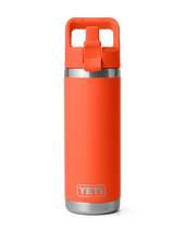 Rambler 18oz Straw Bottle in Papaya