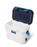 Roadie 15 Cooler in White & Blue