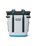 Hopper M20 Soft Backpack Cooler in Fog Grey & Blue