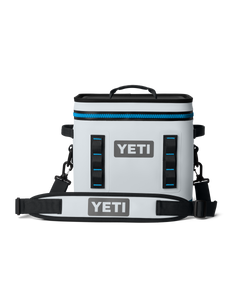 Hopper Flip 12 Soft Cooler in Fog Grey & Blue