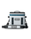 Hopper Flip 12 Soft Cooler in Fog Grey & Blue