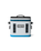 Hopper Flip 12 Soft Cooler in Fog Grey & Blue