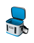 Hopper Flip 12 Soft Cooler in Fog Grey & Blue