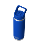 Rambler 26oz Bottle with Straw Cap in Royal Blue