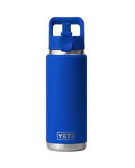 Rambler 26oz Bottle with Straw Cap in Royal Blue
