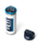 Rambler 18oz Bottle with Chug Cap in White & Blue