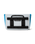 Sidekick Dry 3L Waterproof Gear Case in Fog Grey & Blue