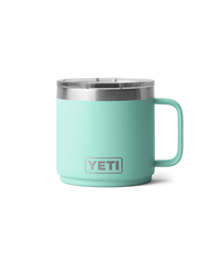 The Yeti Rambler 14oz Stackable Mug with DuraSip™ Ceramic Lining in Seafoam