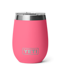 Rambler 10oz Wine Tumbler with Durasip™ Ceramic Lining in Tropical Pink