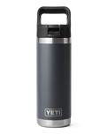 Rambler 18oz Straw Bottle in Charcoal