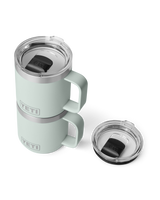 The Yeti Rambler 10oz Stackable Mug with DuraSip™ Ceramic Lining in Ridgeline