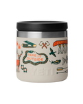 The Yeti Rambler 8oz Insulated Food Jar in Summer Graphic Cape Taupe