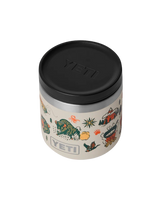 The Yeti Rambler 8oz Insulated Food Jar in Summer Graphic Cape Taupe