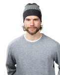 The Barts Mens Laghlan Beanie in Dark Heather