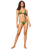The Watercult Womens Crafted Essentials Tri Bikini Top in Sea Kelp