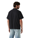 Sunset Camp Shirt in Jet Black