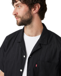 Sunset Camp Shirt in Jet Black