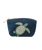 The Elizabeth Scarlett Womens Turtle Conservation Velvet Coin Purse in Marine Navy