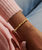 Happy Little Moments Manifest Bracelet in Gold