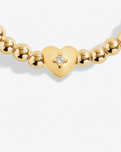 The Joma Jewellery A Little 'Happy Birthday' Bracelet in Gold Plating