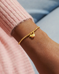 The Joma Jewellery A Litte 'Robins Appear When Loved Ones Are Near' Bracelet in Gold Plating