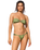 Le Soleil Bandeau Bikini Top in Jungle Roof