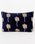 The Elizabeth Scarlet Gold Palm Everyday Pouch in Navy