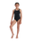 The Speedo Girls Girls Eco Endurance+ Medalist Swimsuit in Black