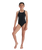 The Speedo Girls Girls Eco Endurance+ Medalist Swimsuit in Black