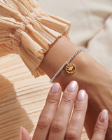 A Little Trust In The Magic Of New Beginnings Bracelet in Silver & Gold