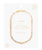 The Joma Jewellery Happy Little Moments Let Your Soul Glow Anklet in Gold Plating