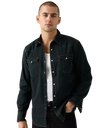 The Levi's® Mens Barstow Western Standard Shirt in Beautiful Ash Blue Black