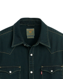 The Levi's® Mens Barstow Western Standard Shirt in Beautiful Ash Blue Black