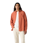 The Levi's® Mens Sunset 1 Pocket Standard Shirt in Etruscan Red