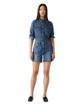 The Levi's® Womens 501® Mid-Thigh Walkshorts in Blue Beauty
