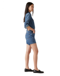 The Levi's® Womens 501® Mid-Thigh Walkshorts in Blue Beauty