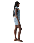 The Levi's® Womens 501® Orginal High Rise Mid-Thigh Walkshorts in Desert Utopia