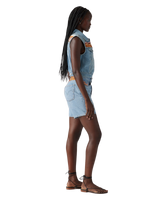 The Levi's® Womens 501® Orginal High Rise Mid-Thigh Walkshorts in Desert Utopia