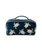 The Elizabeth Scarlett Turtle Conservation Open Flat Makeup Bag in Marine Navy