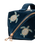 The Elizabeth Scarlett Turtle Conservation Open Flat Makeup Bag in Marine Navy