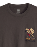 Graphic Vintage T-Shirt in Horseshoe Bison Phantom