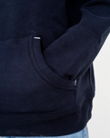 Polzeath Hoodie in French Navy & White