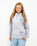 Polzeath Hoodie in Dusty Grey & Cyan