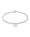 The Joma Jewellery A Little Wonderful Things Are Coming Your Way Bracelet in Silver Plating