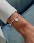 The Joma Jewellery A Little Wonderful Things Are Coming Your Way Bracelet in Silver Plating