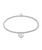 The Joma Jewellery Christmas A Little Peace, Love And Joy Bracelet in Silver Plating