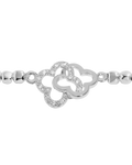 The Joma Jewellery Forever Yours Make Your Own Luck Bracelet in Silver Plating