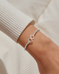 The Joma Jewellery Forever Yours Make Your Own Luck Bracelet in Silver Plating
