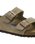 Arizona Soft Footbed Suede Leather Sandals in Taupe